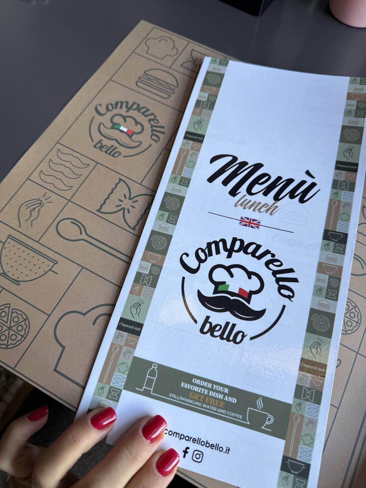 Menu di Comparello Bello 