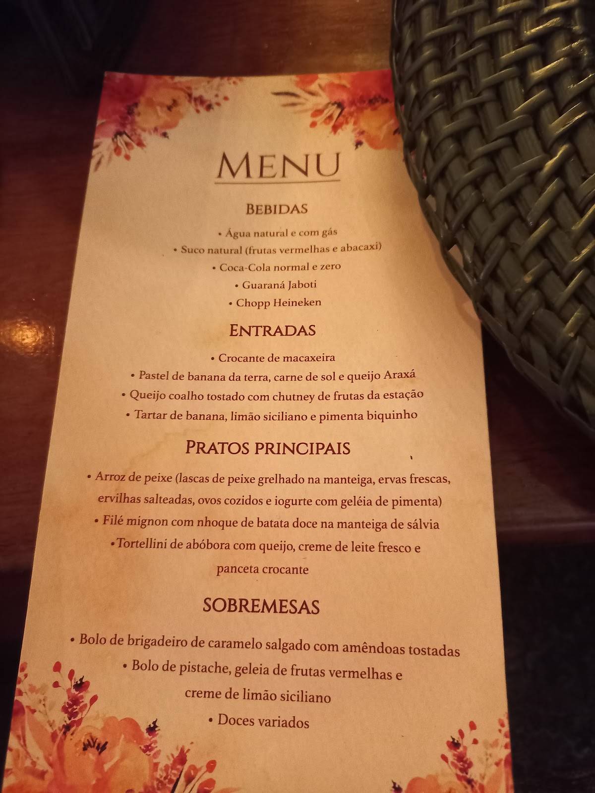 Compotta Comida Casual cardápio