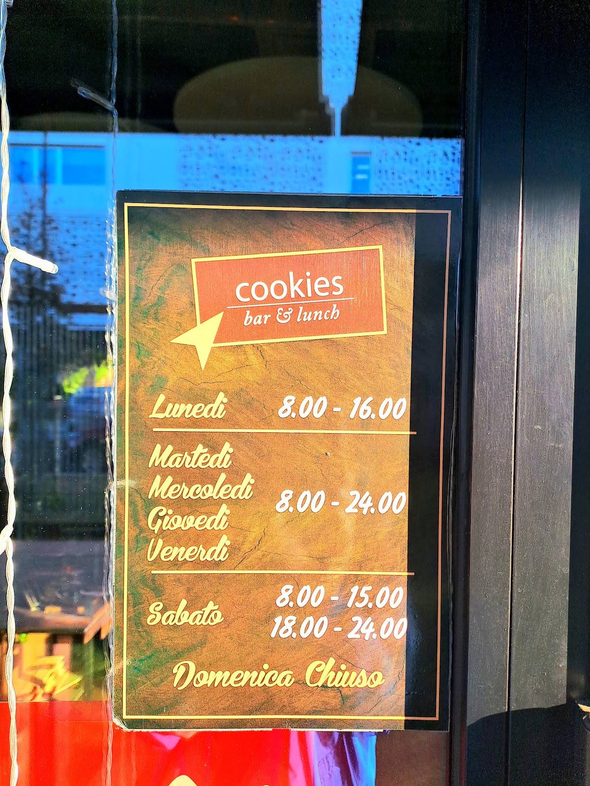 Menu de Cookies Bar & Restaurant