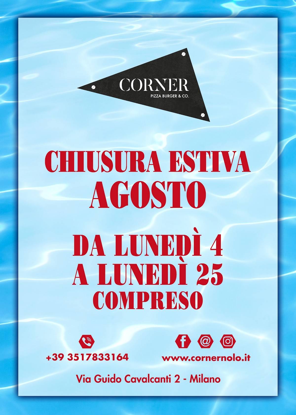 Menu di Corner.Nolo Ristorante, Pizzeria, Griglieria, Burger & Cocktail 