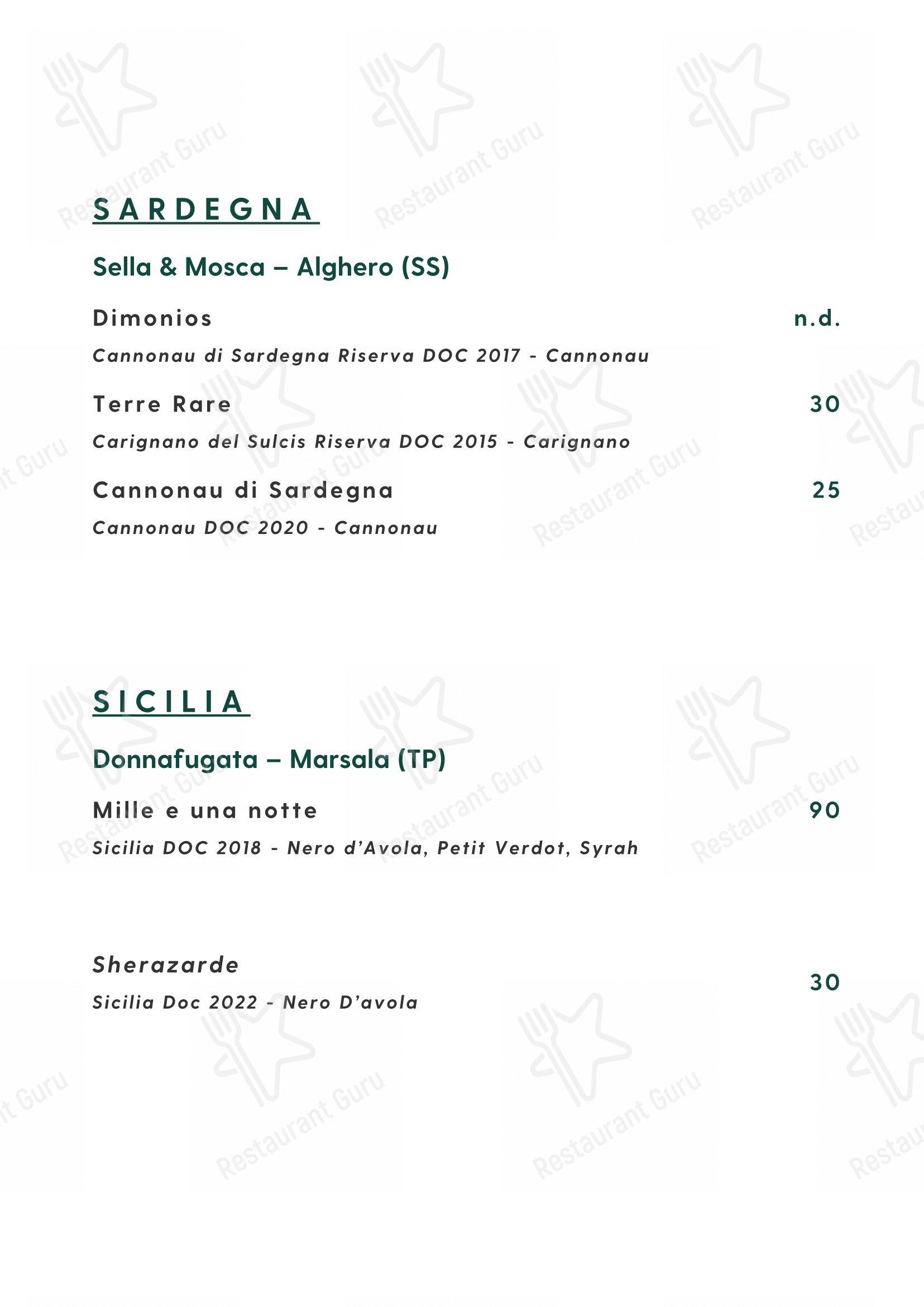 Основное меню per Cosmo Restaurant Pompei in Pompei