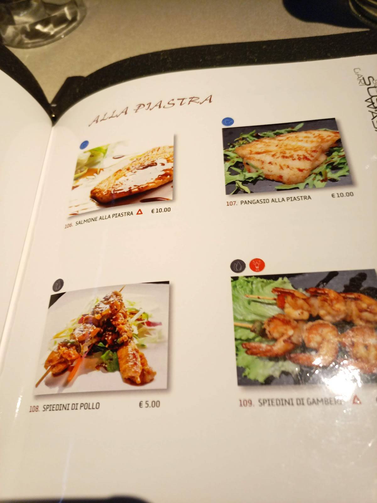 Menu di Yoshi 