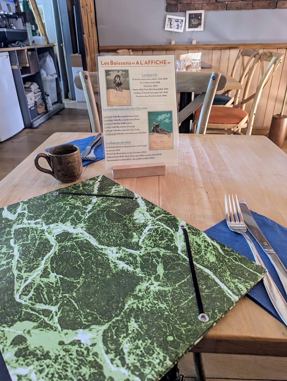 Menu de Crêperie - Gratinerie A L' AFFICHE