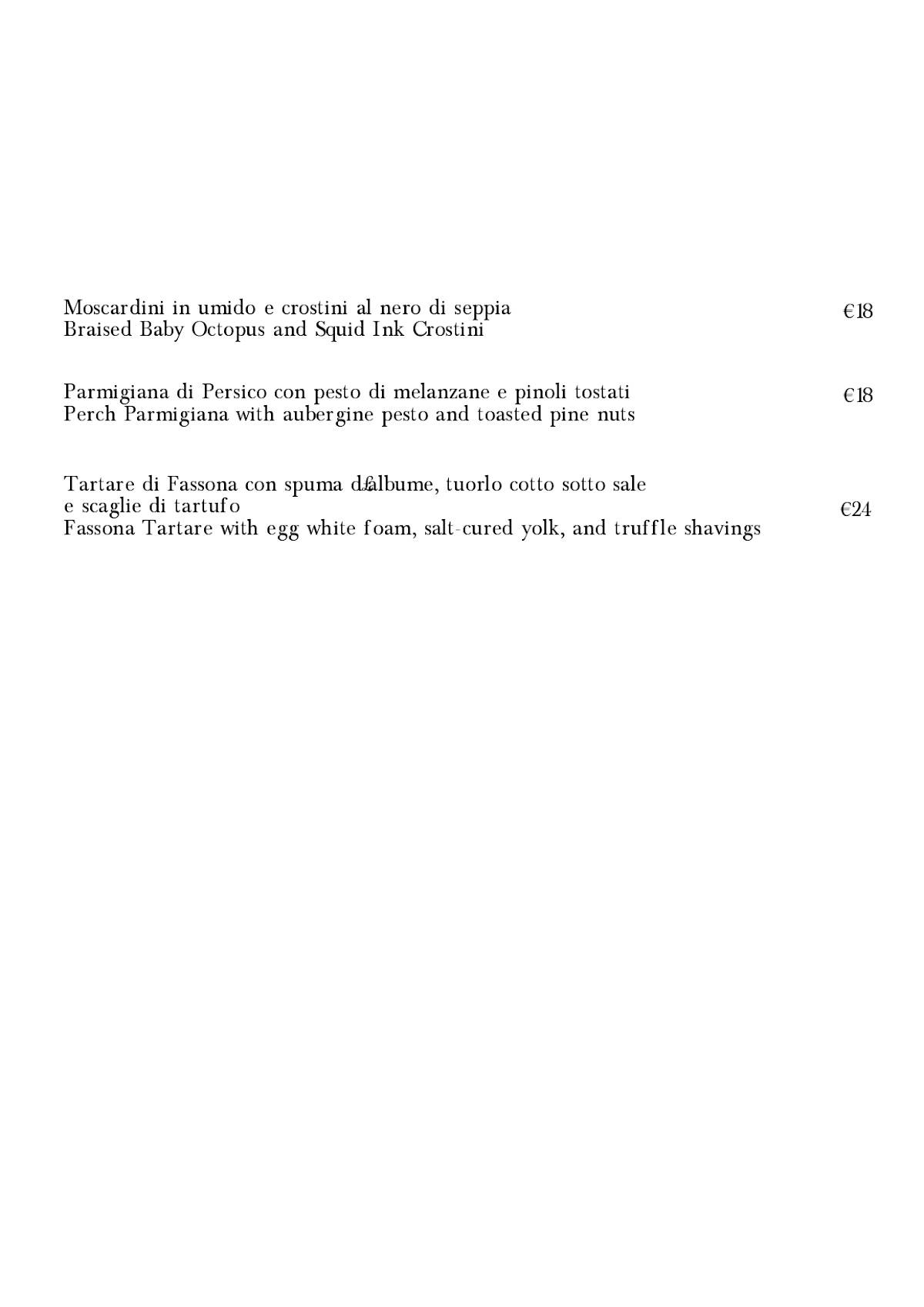 Menu di Dlounge 