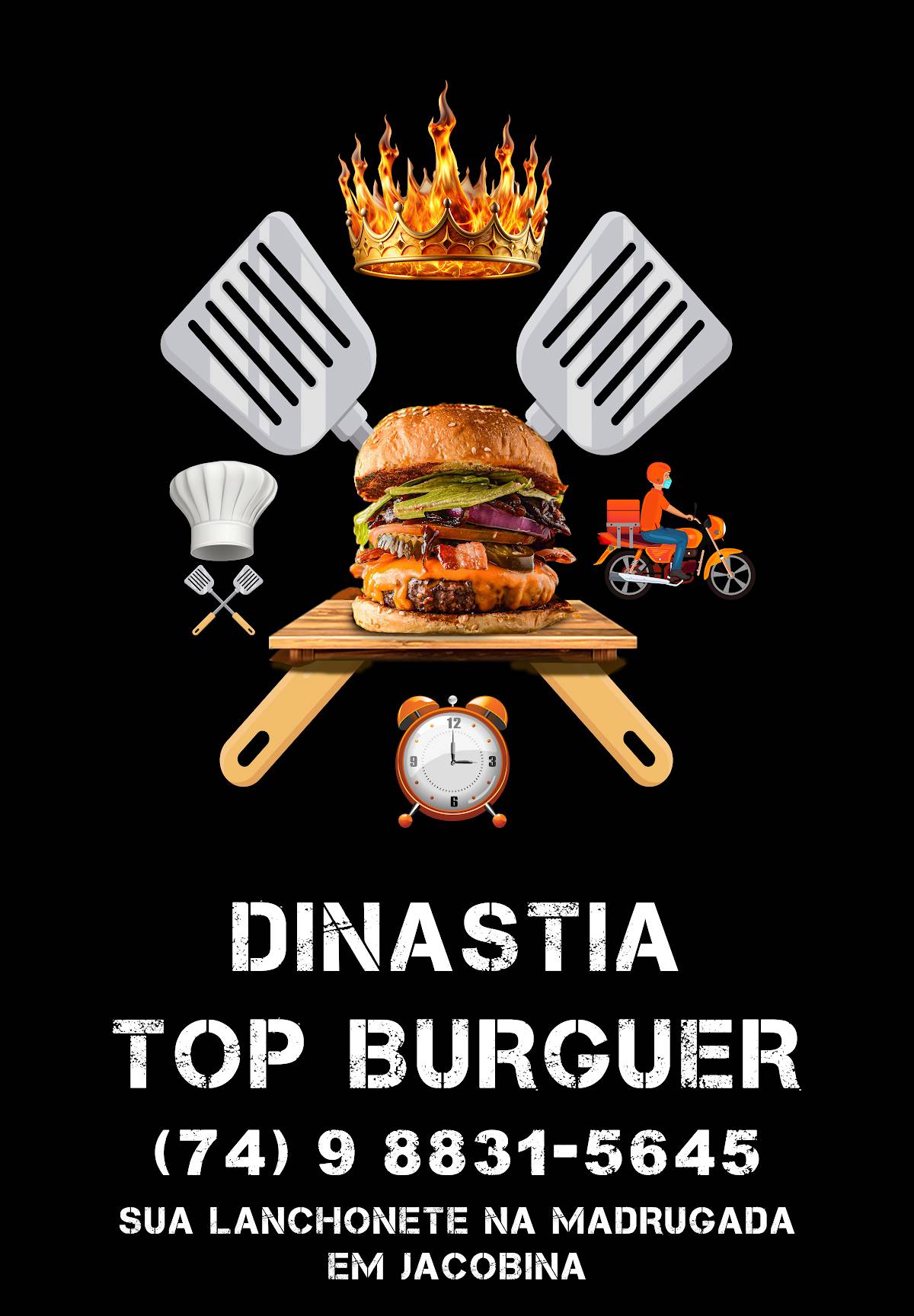 DINASTIA TOP BURGUERS cardápio