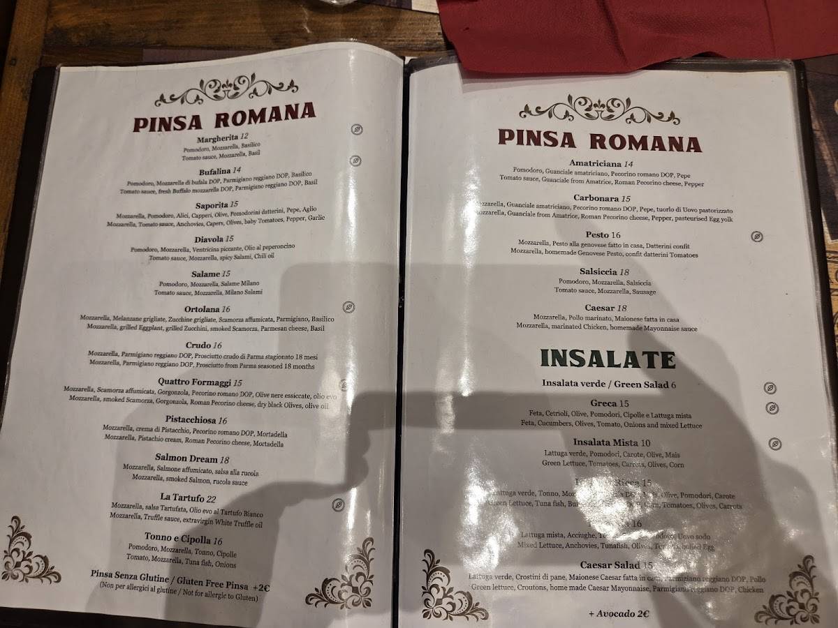 Menu di da Cicero 