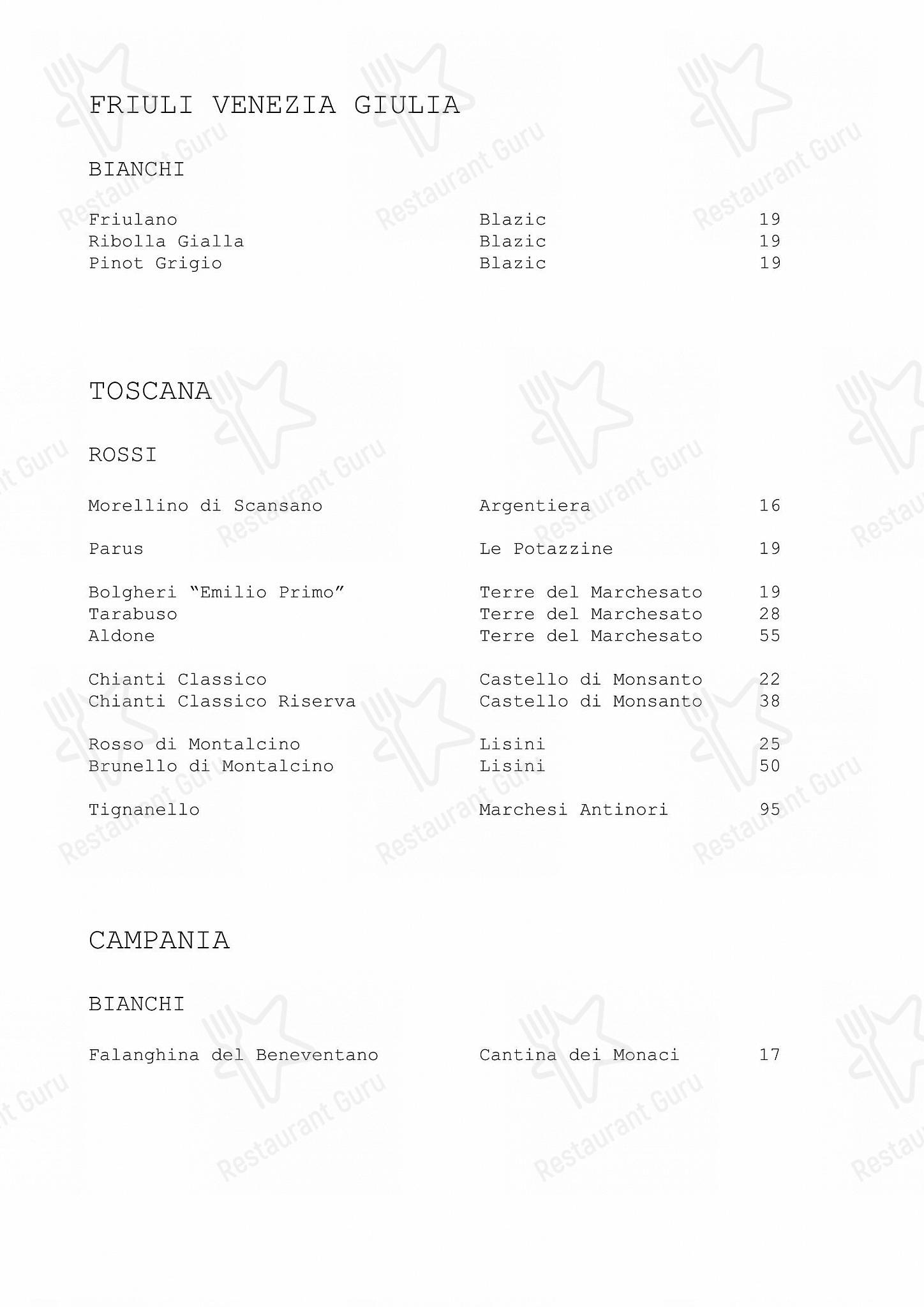 Trattoria Da Massimo in Rubiera - At Home Catering Menu