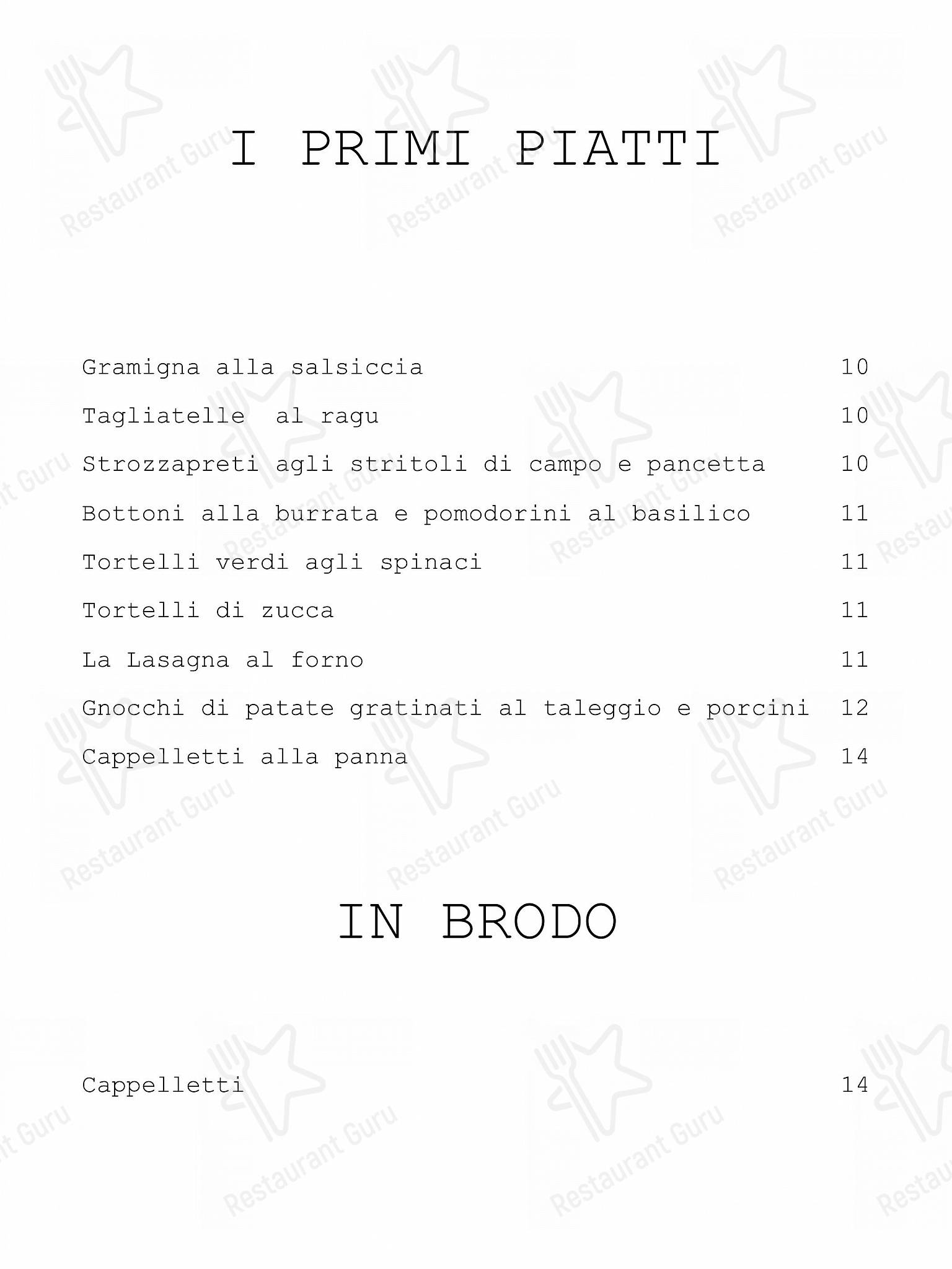 At Home Catering Menu per Trattoria Da Massimo in Rubiera