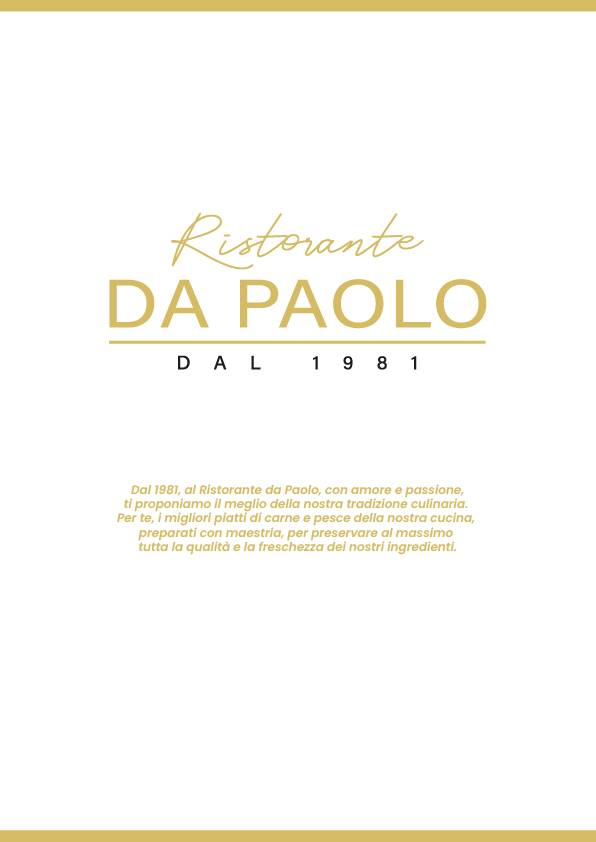 Menu di Da Paolo 