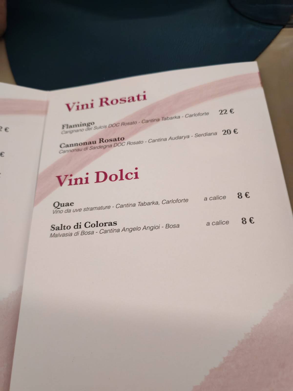 Menu di Ristorante Da Vittorio 