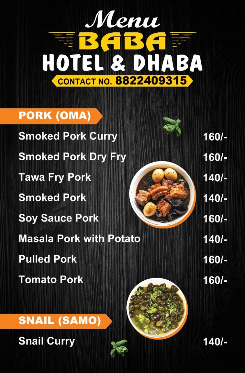 Delaisri Dhaba & restaurant menu