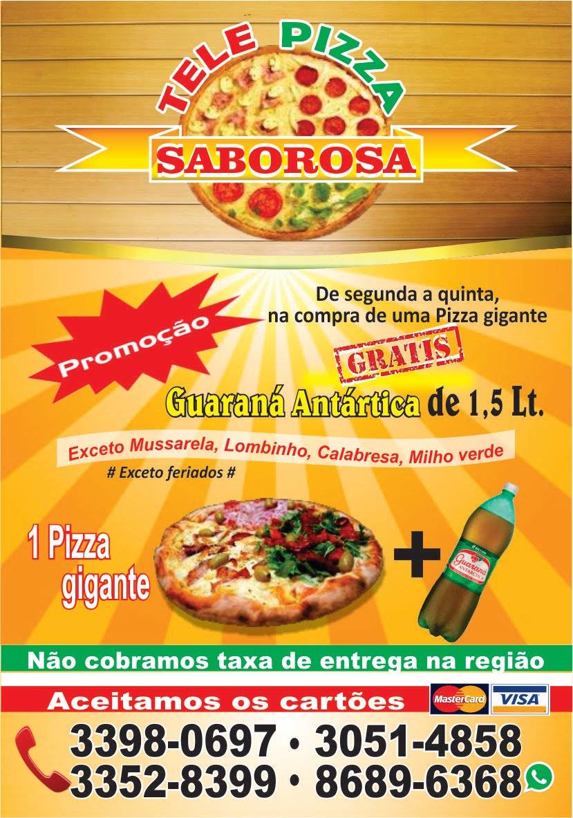 Delivery Saborosa cardápio
