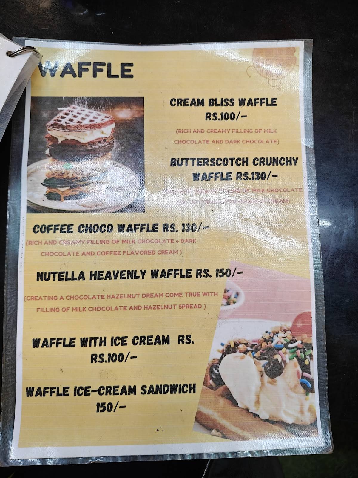 Nomfry Cafe menu