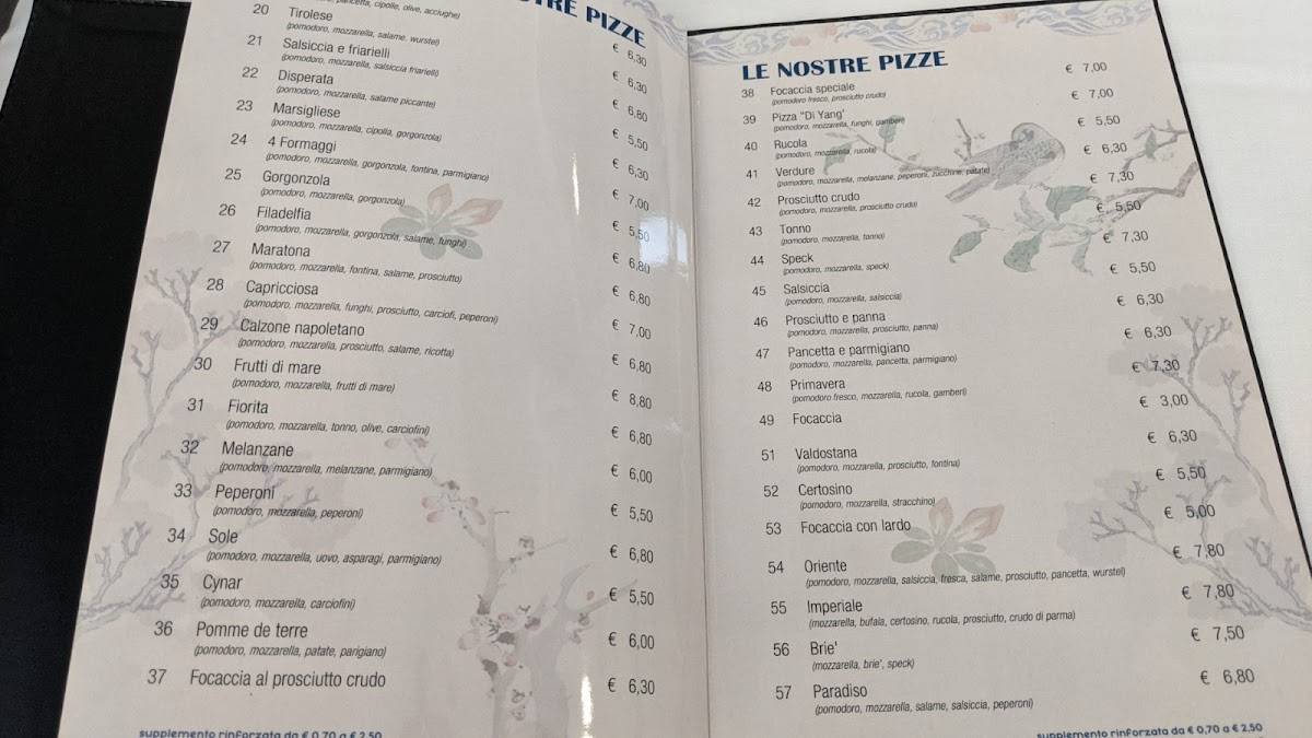 Menu di Di Yang 