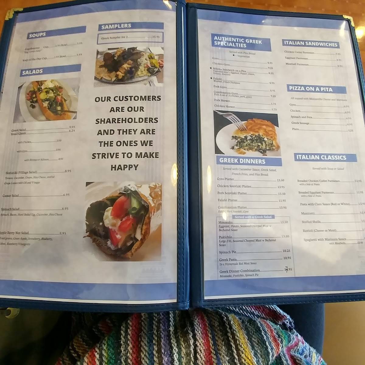 Menu at Greek American Grill restaurant, Dickson City