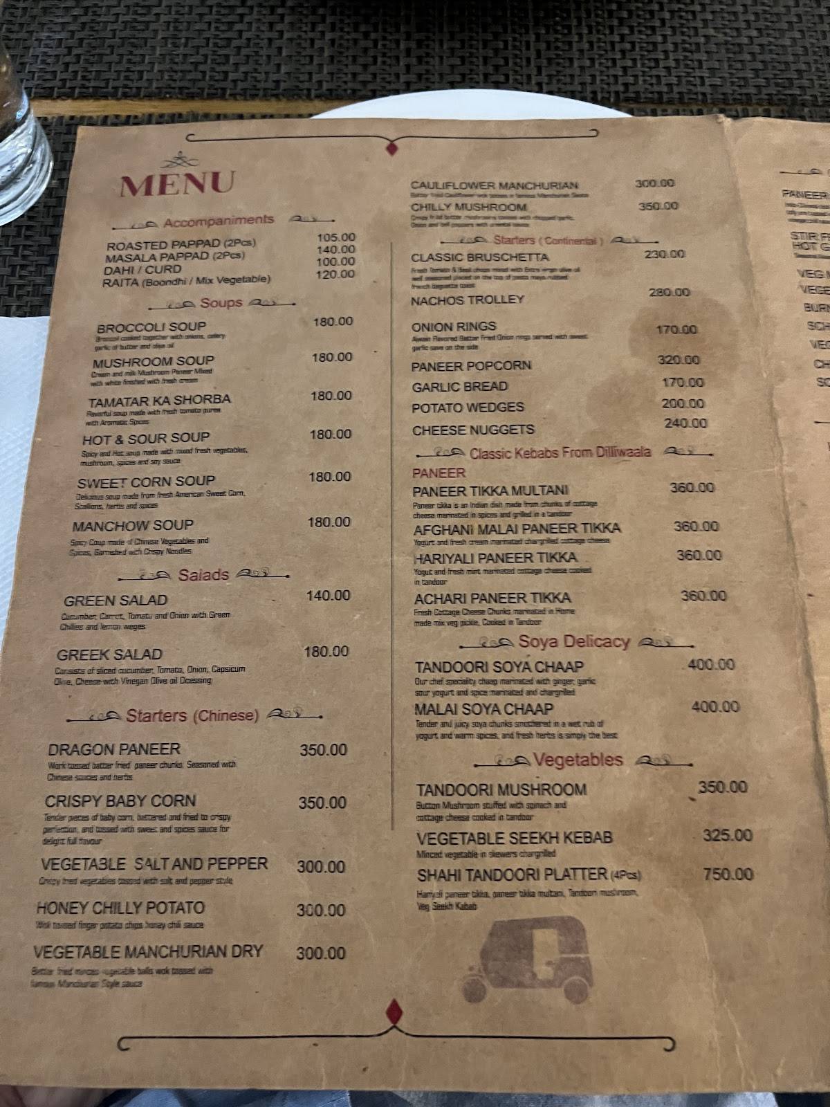Dilliwaala6 menu