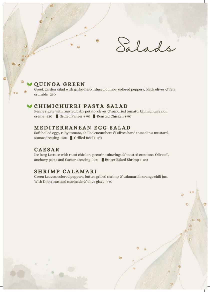 District 7 Encore menu