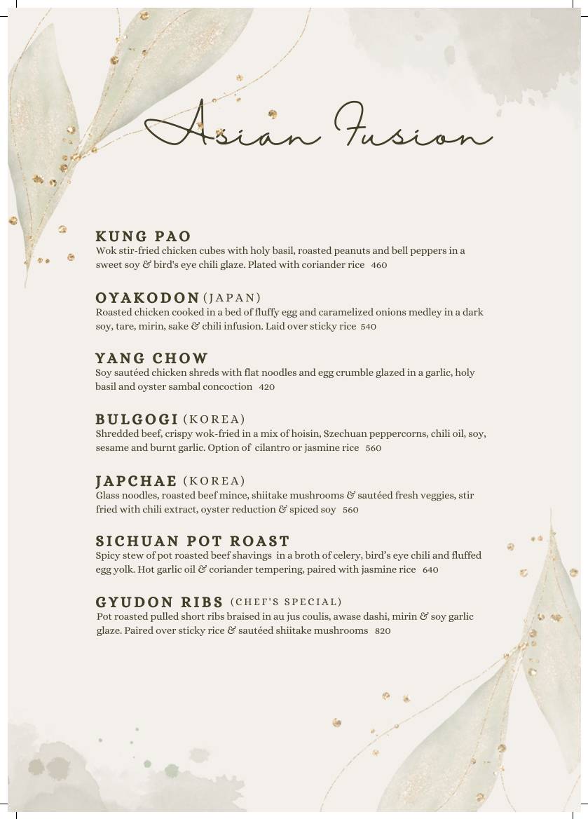 District 7 Encore menu