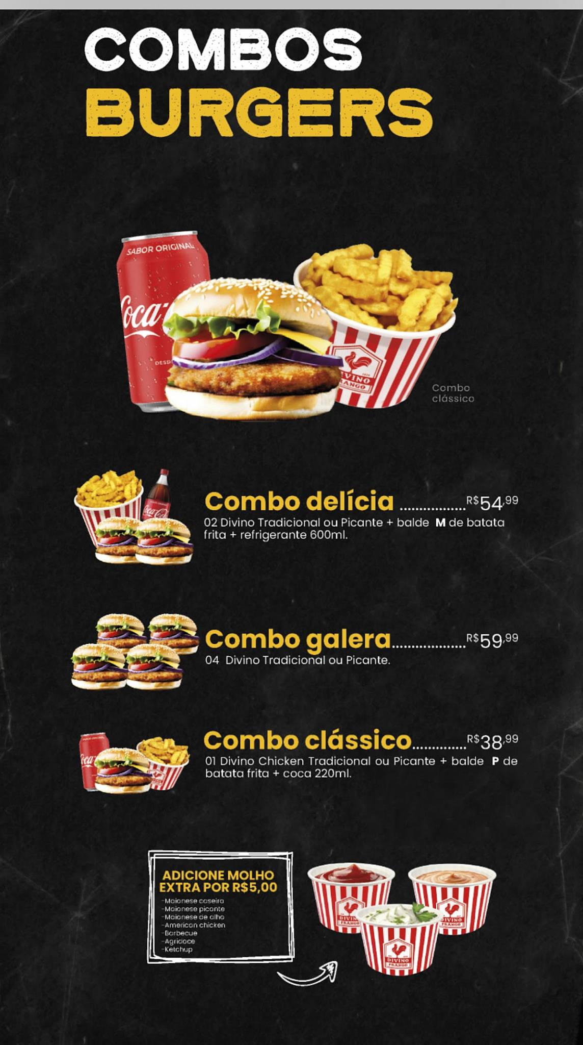 Divino Frango - Giassi cardápio