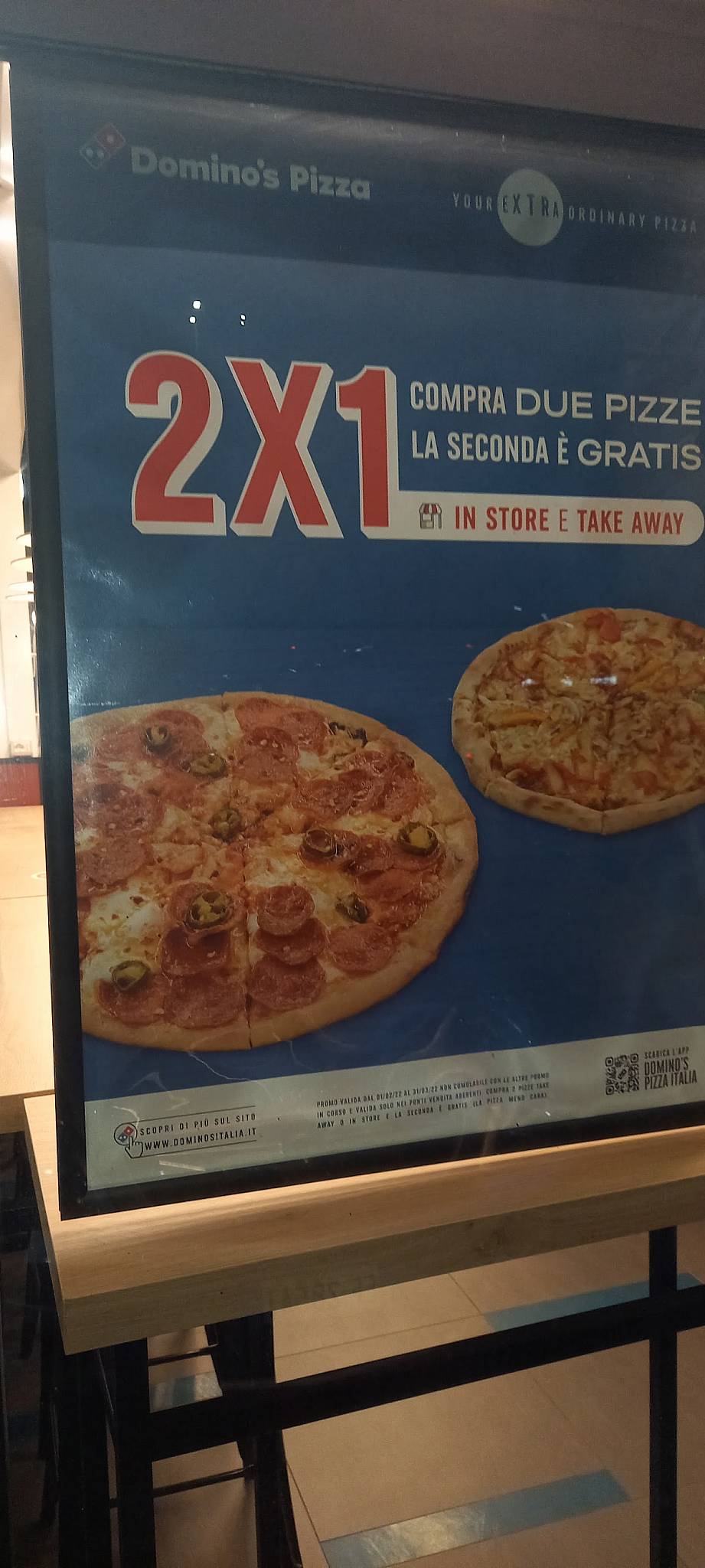 Menu di Domino's Pizza 