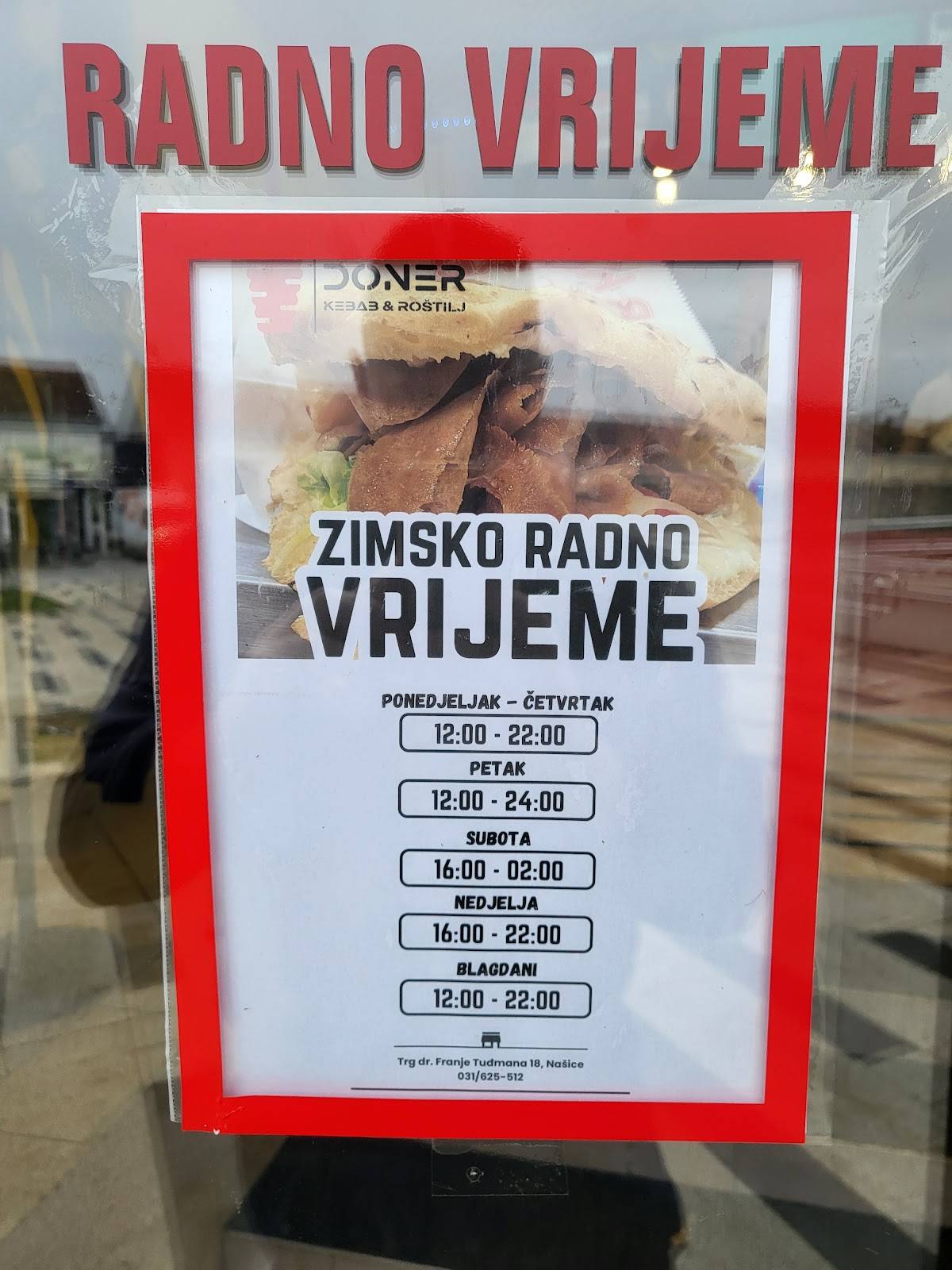 Menu di Doner 