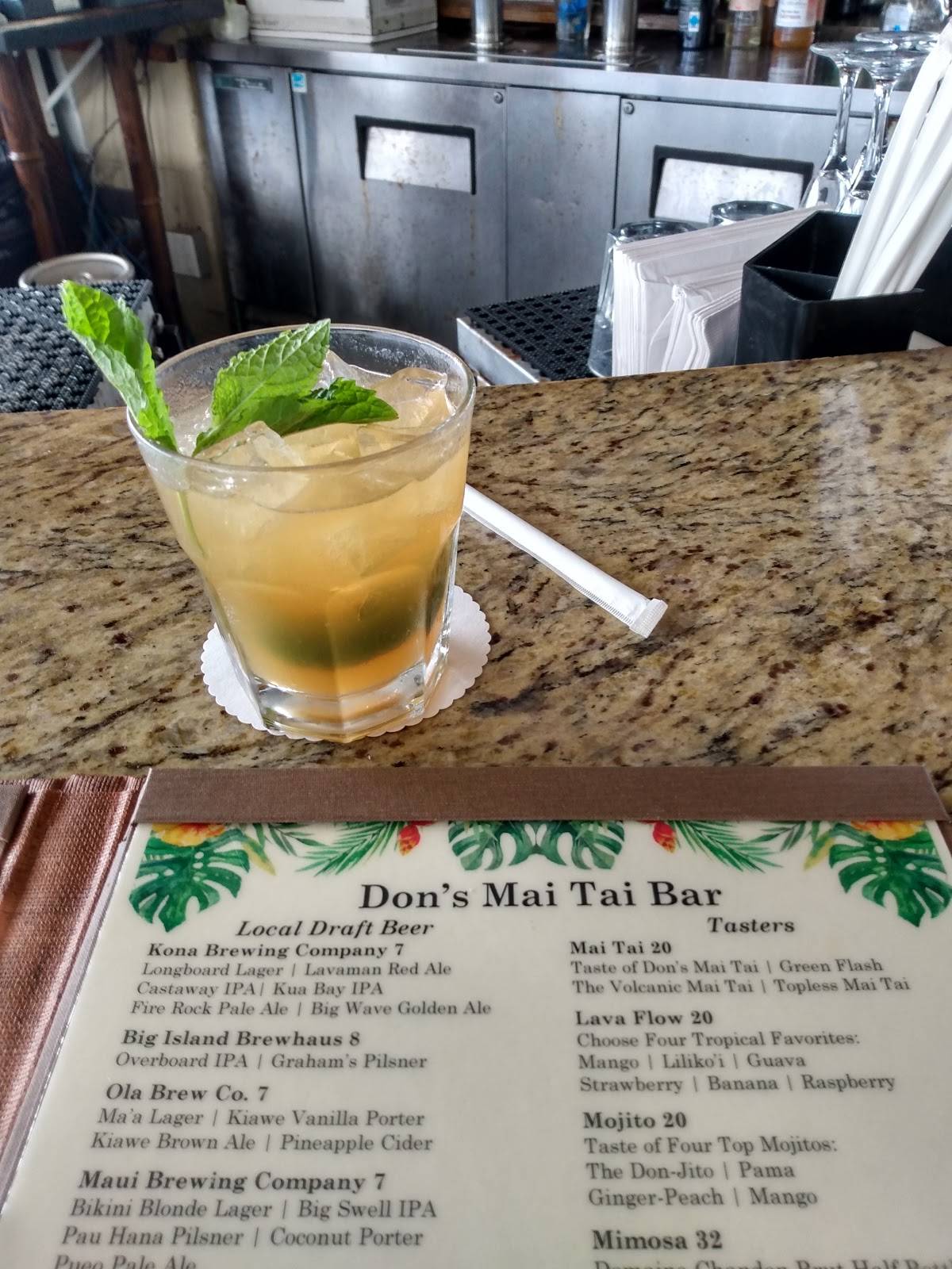 Menu at Don's Mai Tai Bar & Restaurant, KailuaKona