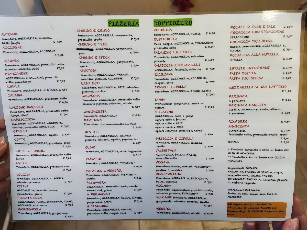 Menu di Doppiozero 