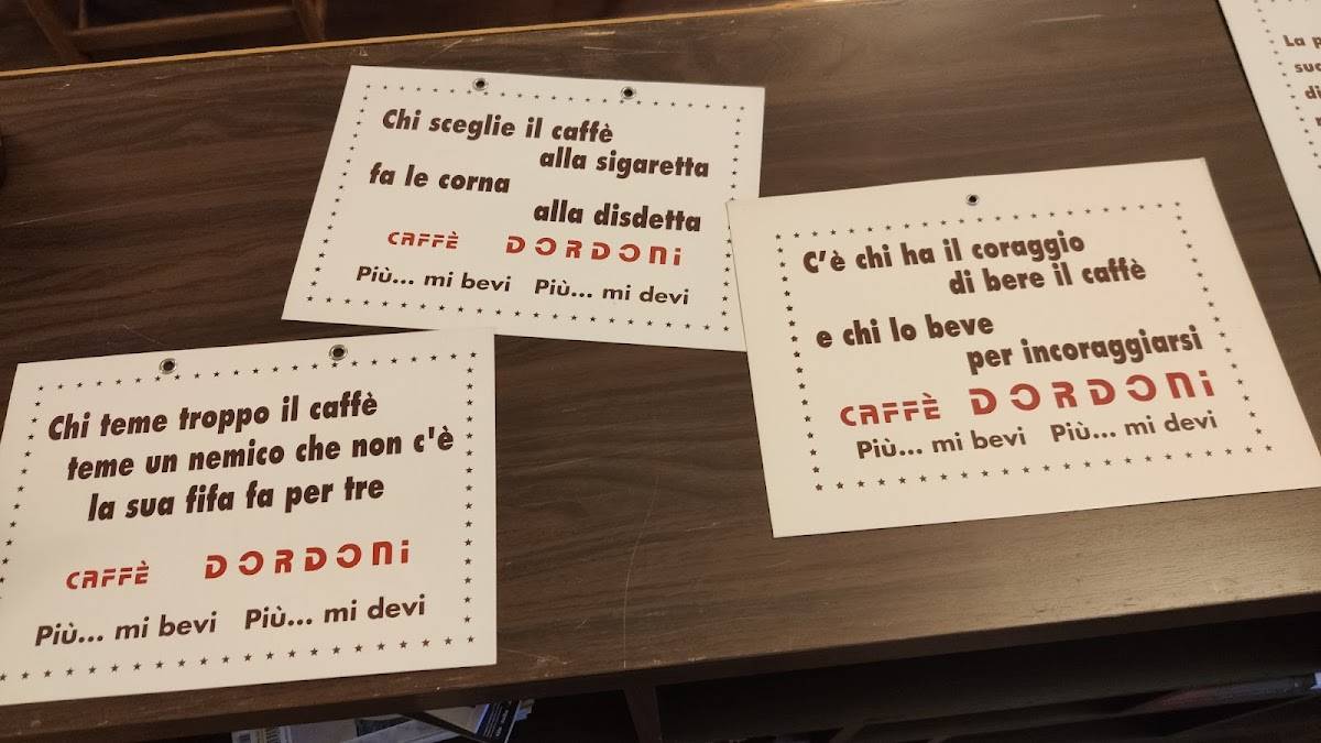 Menu di Dordoni 