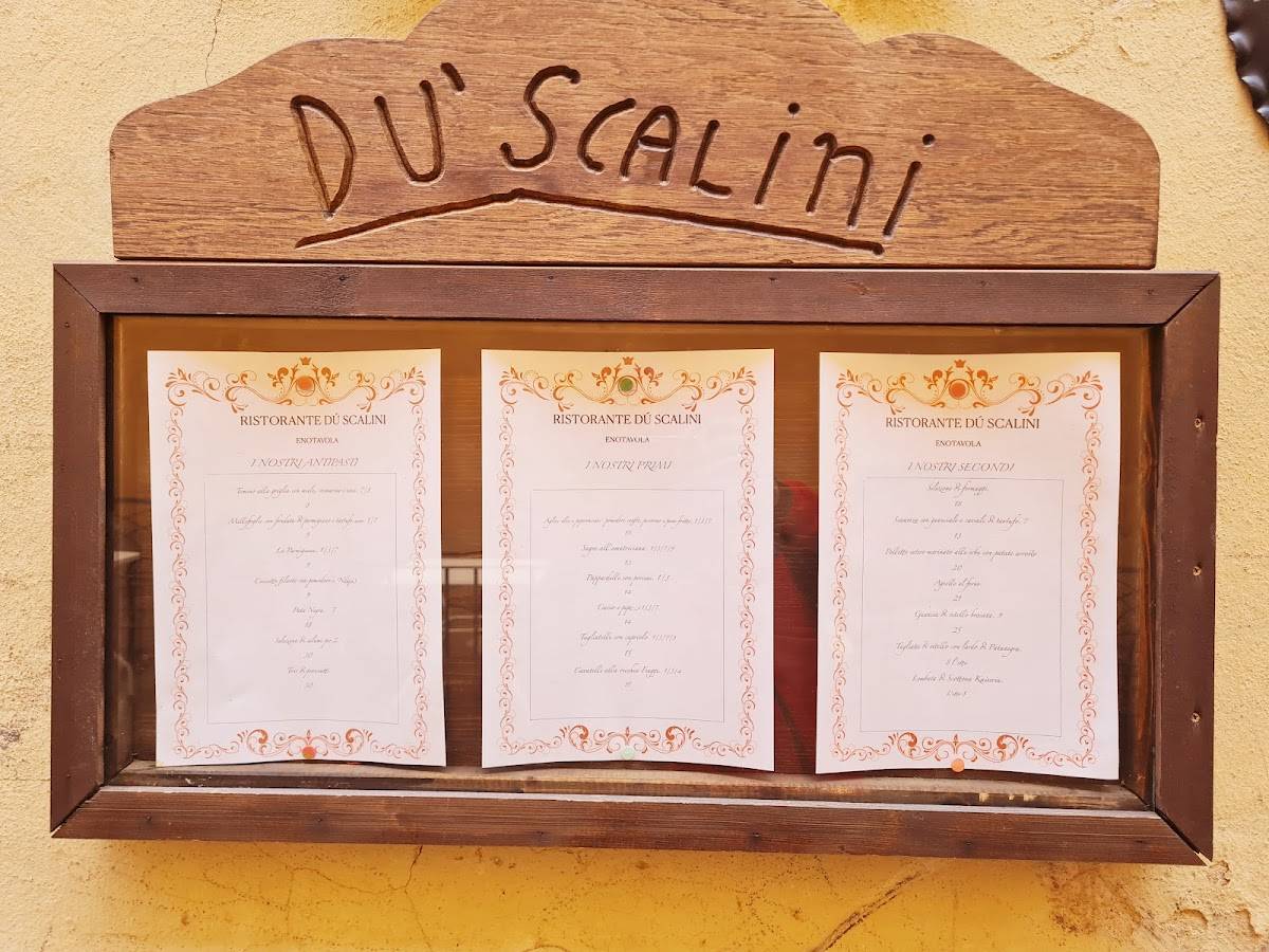 Menu di Du'Scalini 