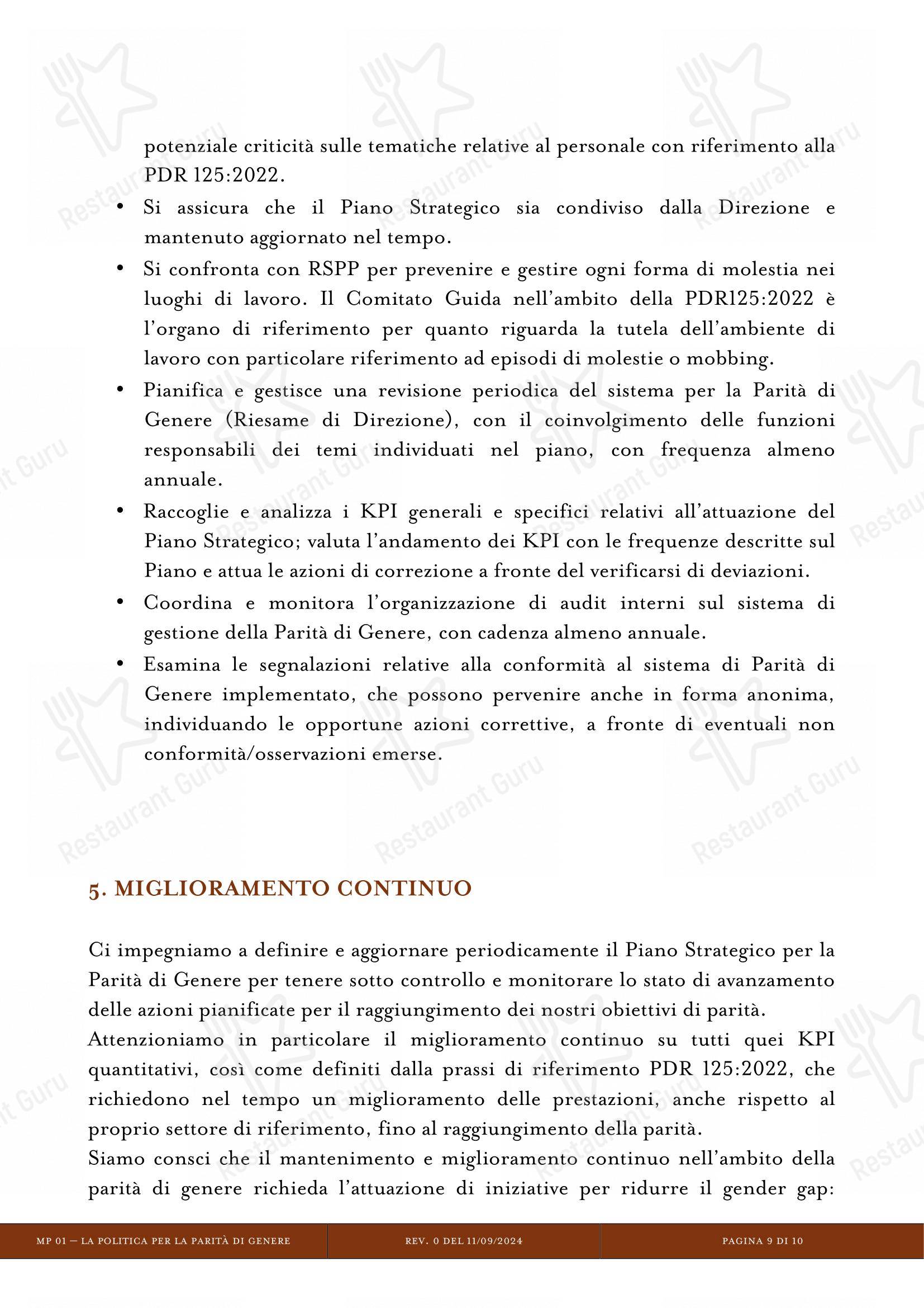 Eataly Torino Lingotto in Torino - 菜单