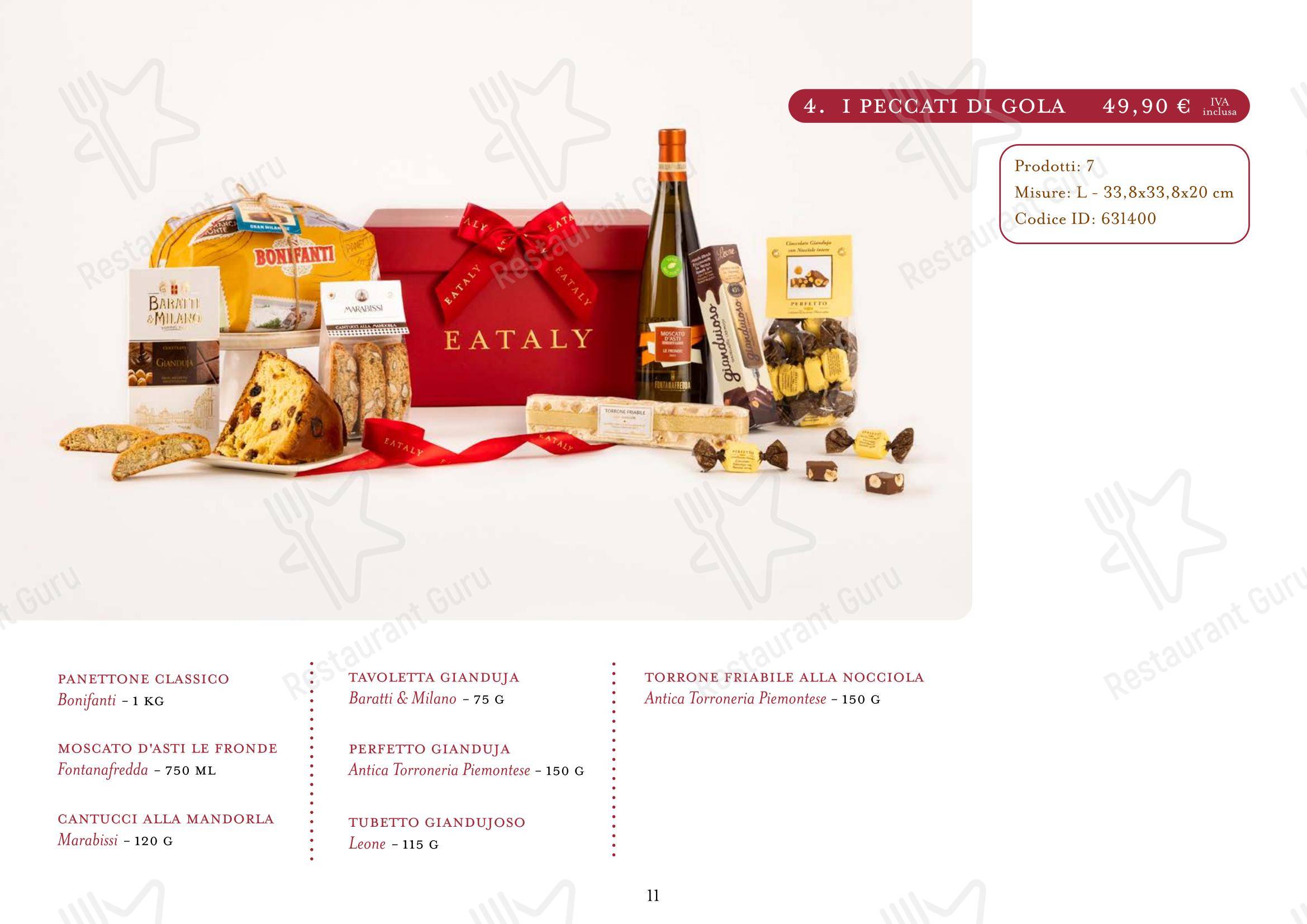 Eataly Torino Lingotto in Torino - Menu bar