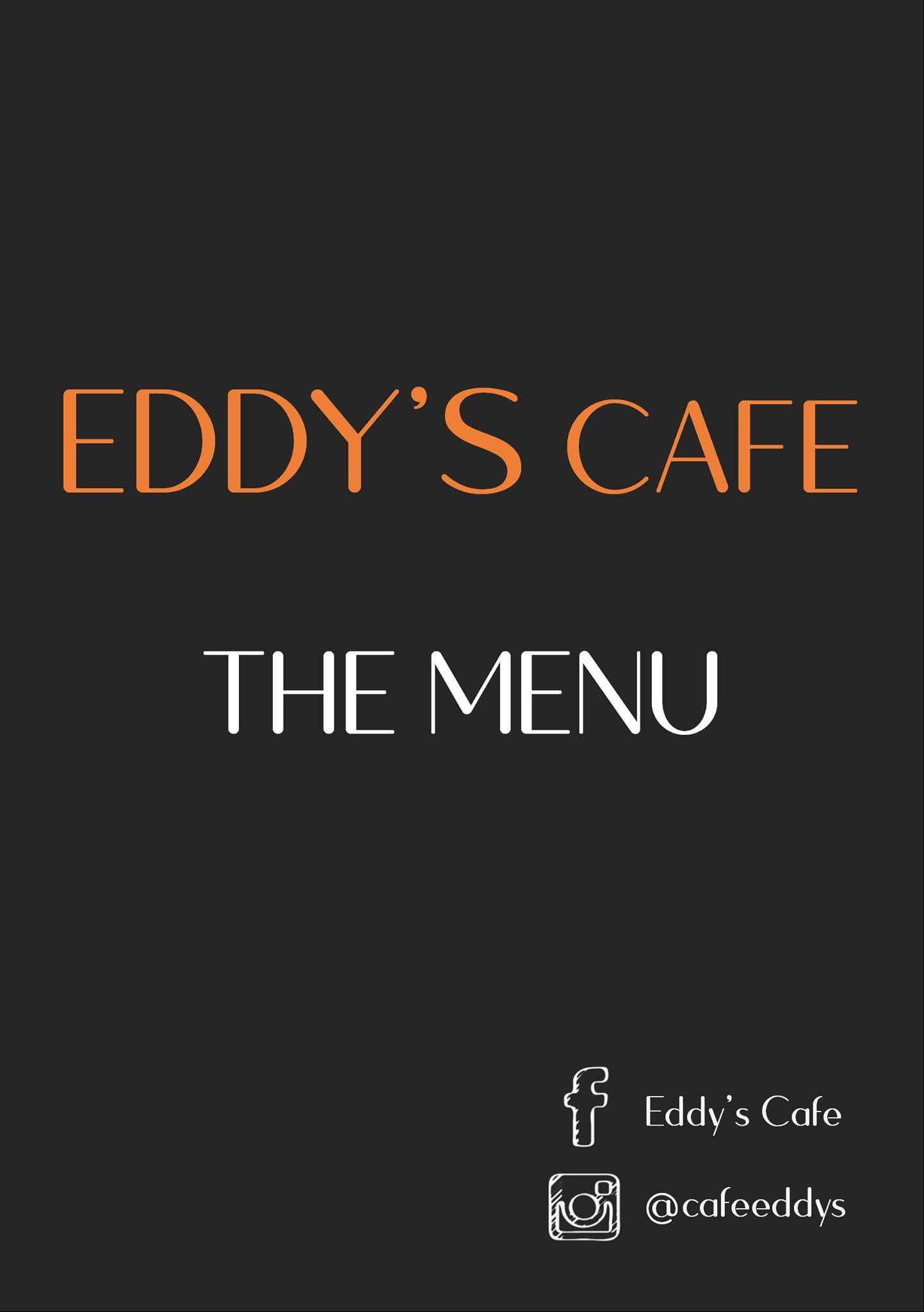 Eddy's Cafe menu