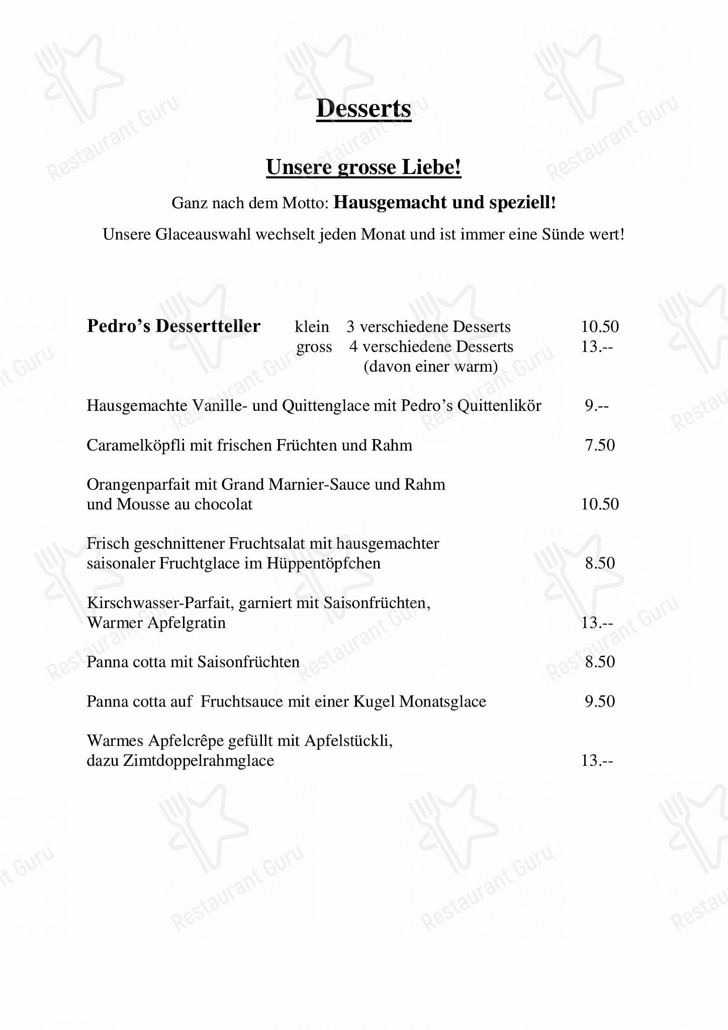 Restaurant Egli in Gossau - Boronia Catering Menu Pack