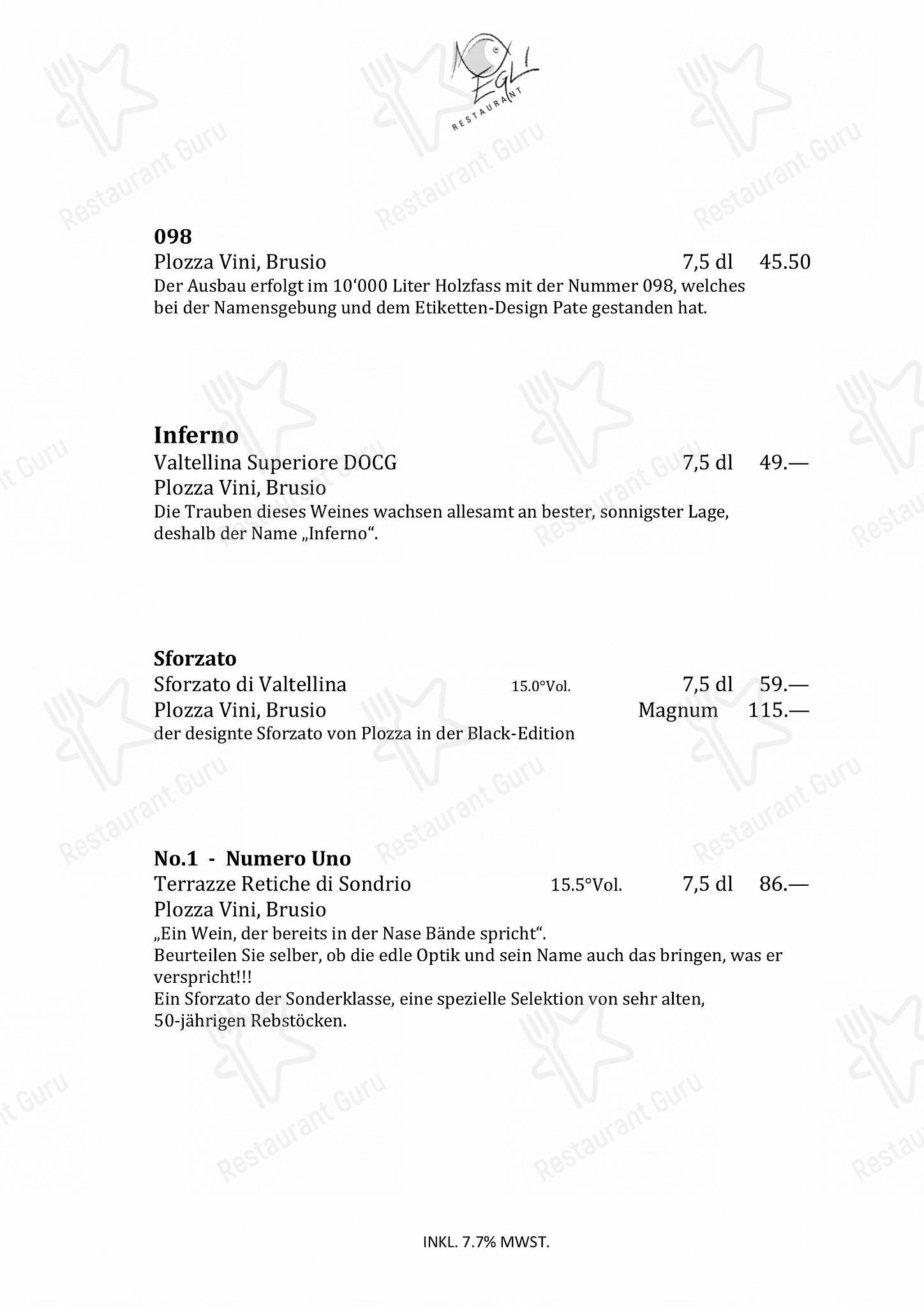 Boronia Catering Menu Pack per Restaurant Egli in Gossau