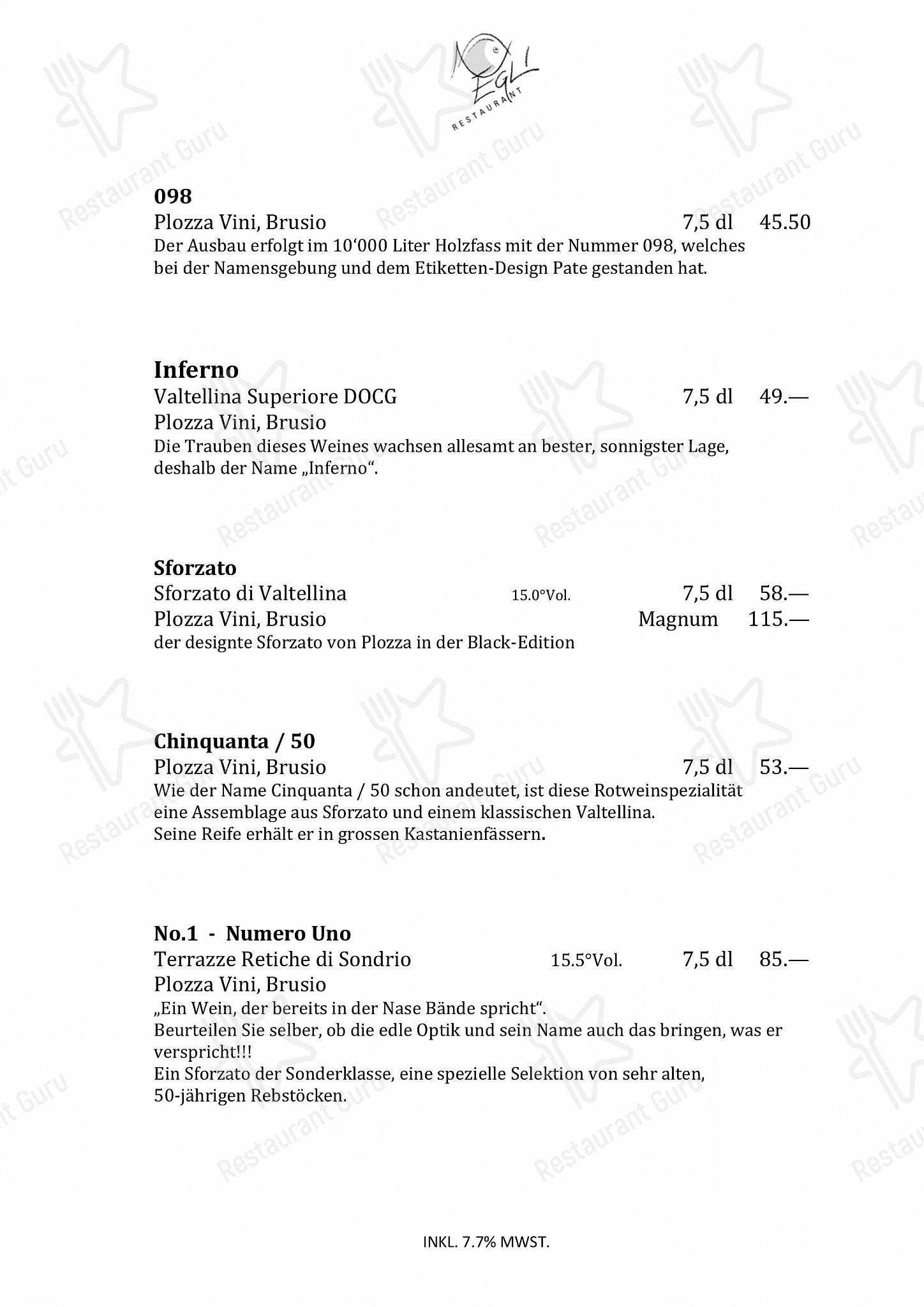 Boronia Catering Menu Pack per Restaurant Egli in Gossau