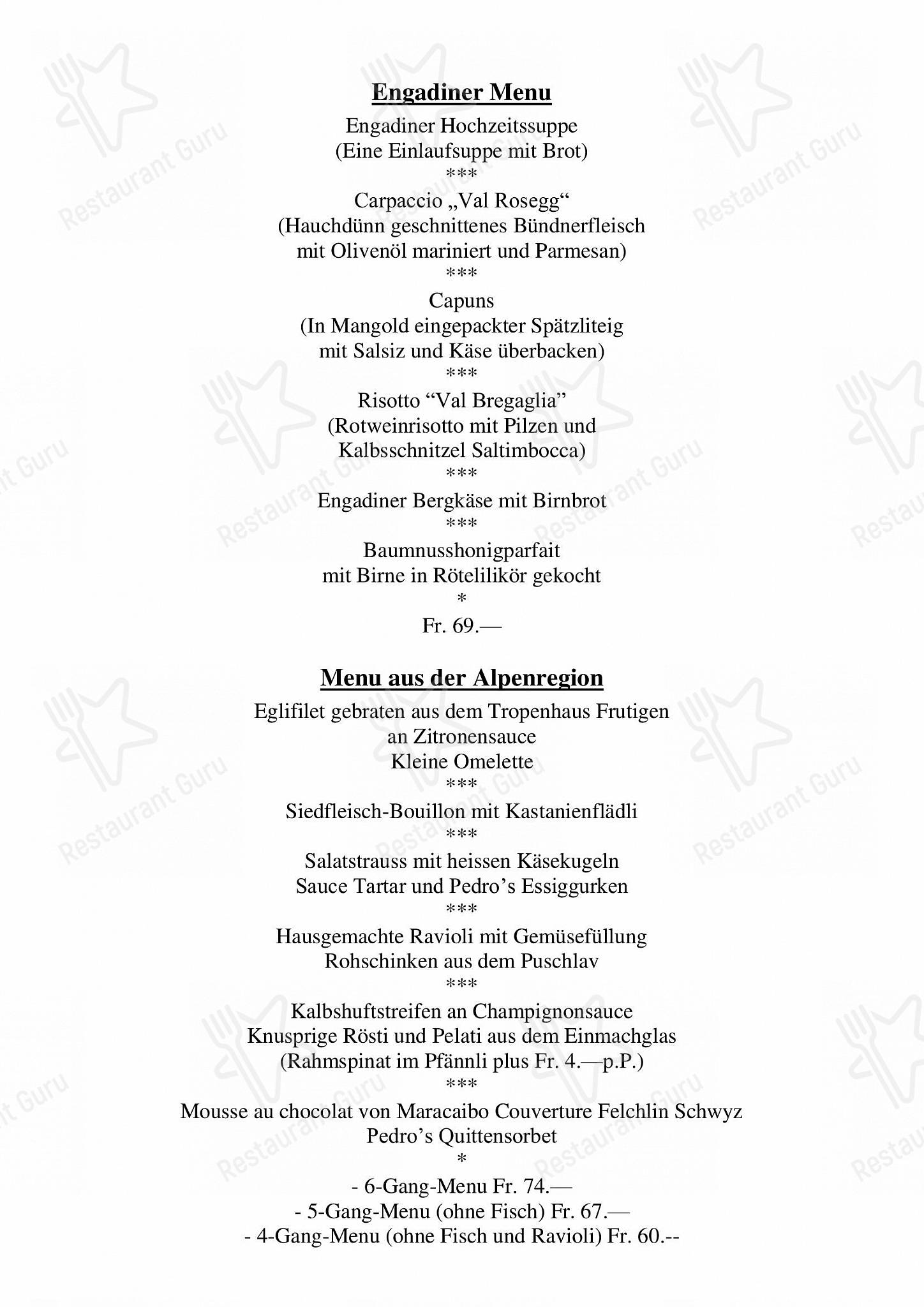 Boronia Catering Menu Pack per Restaurant Egli in Gossau