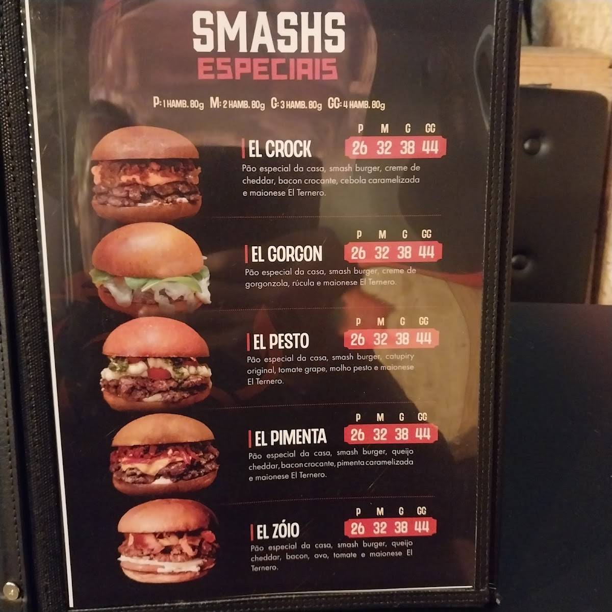 El Ternazo - Centro cardápio