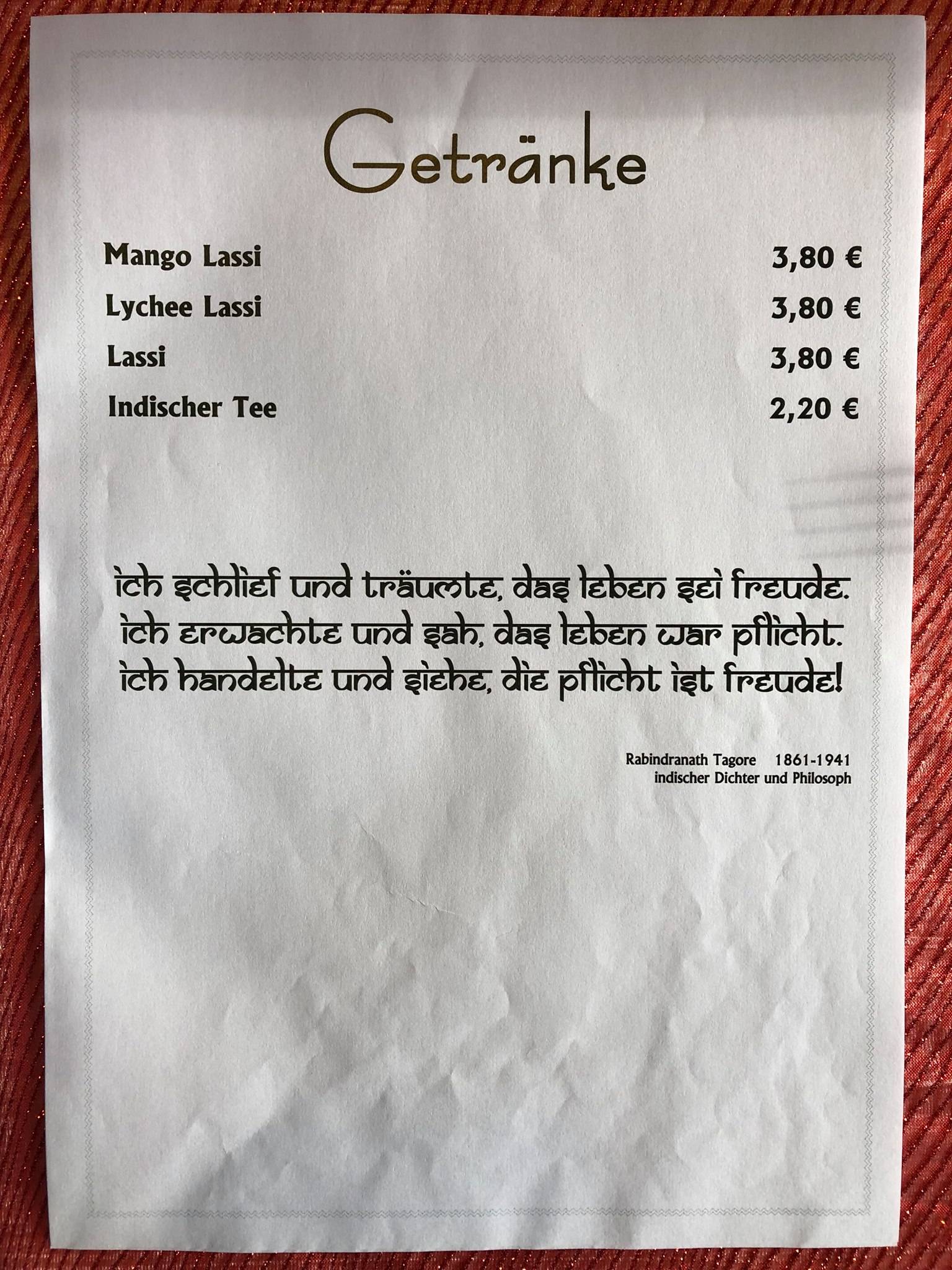 Menu de Eller Gaststätte / Gasthaus Eller