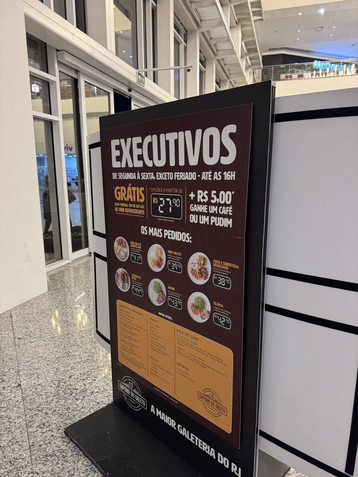 Empório do Galeto cardápio