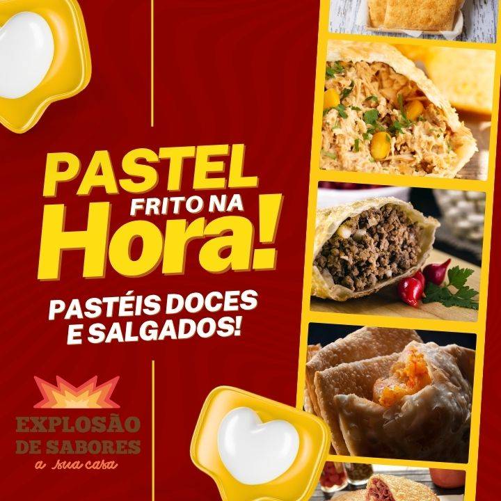 Explosão de Sabores cardápio