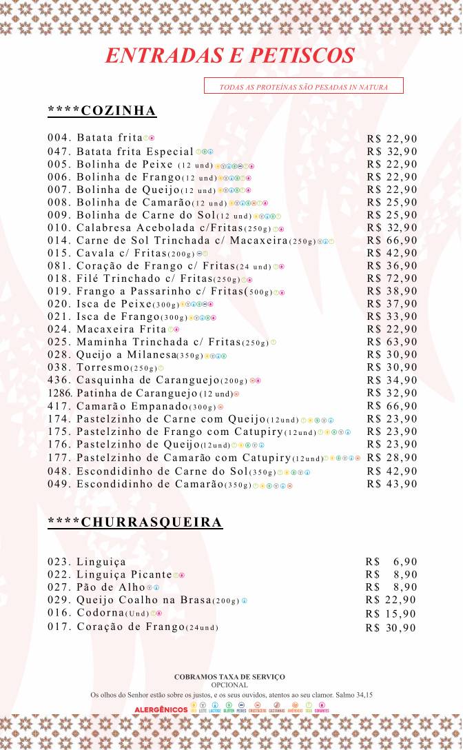 Expresso Grill cardápio