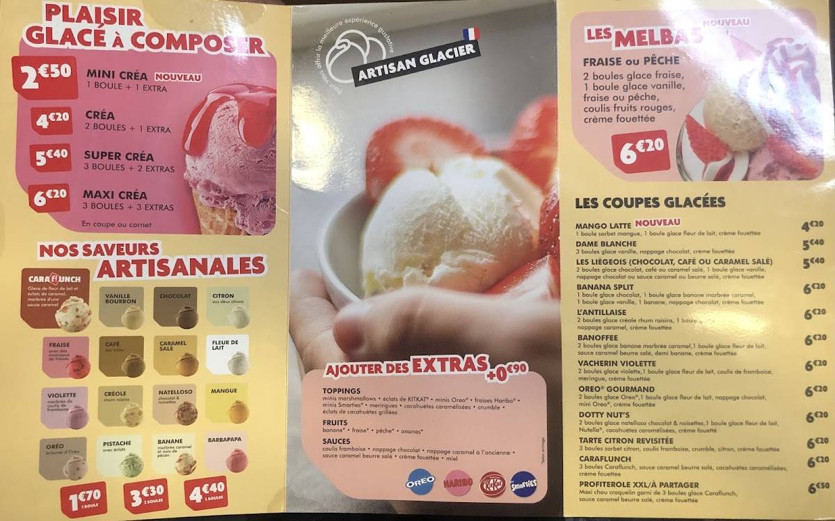 Menu de FLUNCH DIJON QUETIGNY