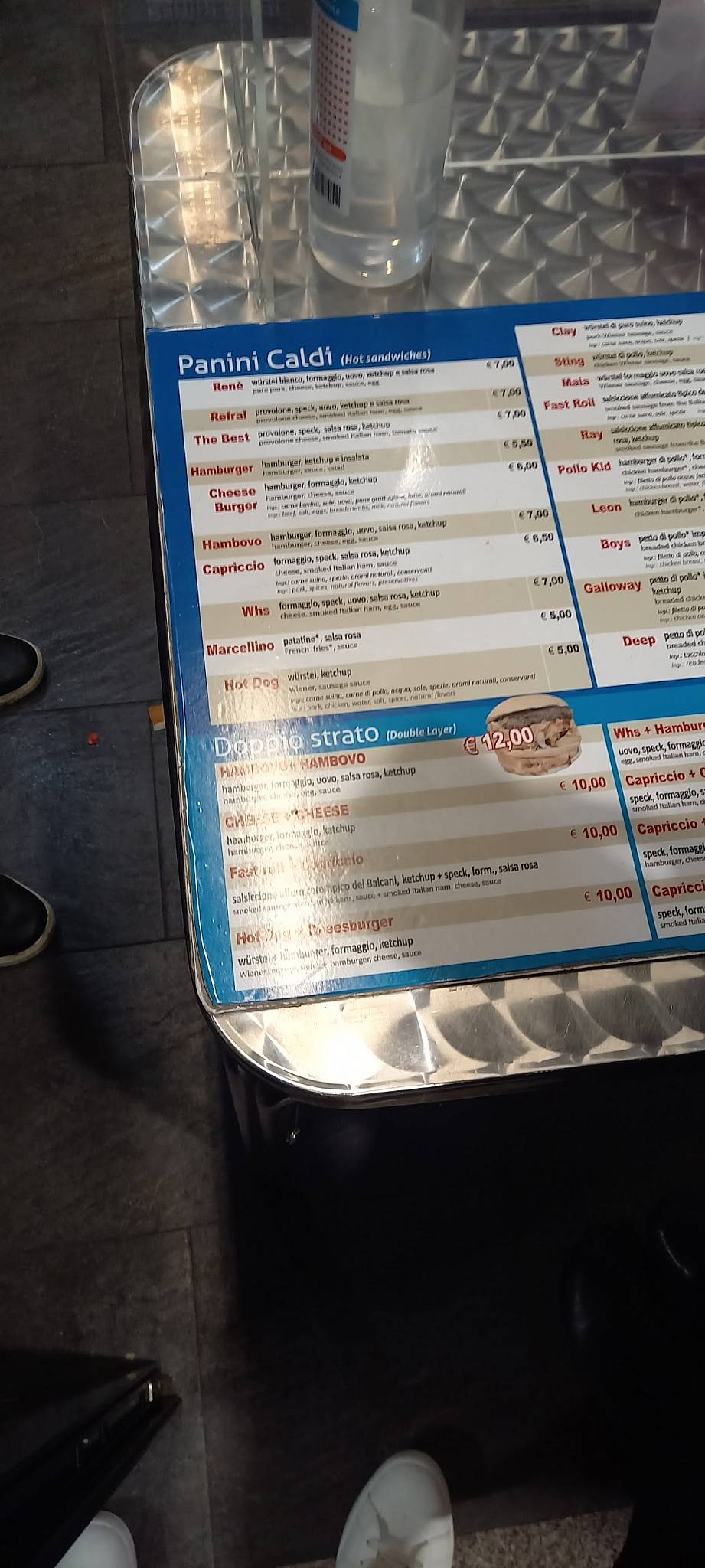 Menu di Four Refral 
