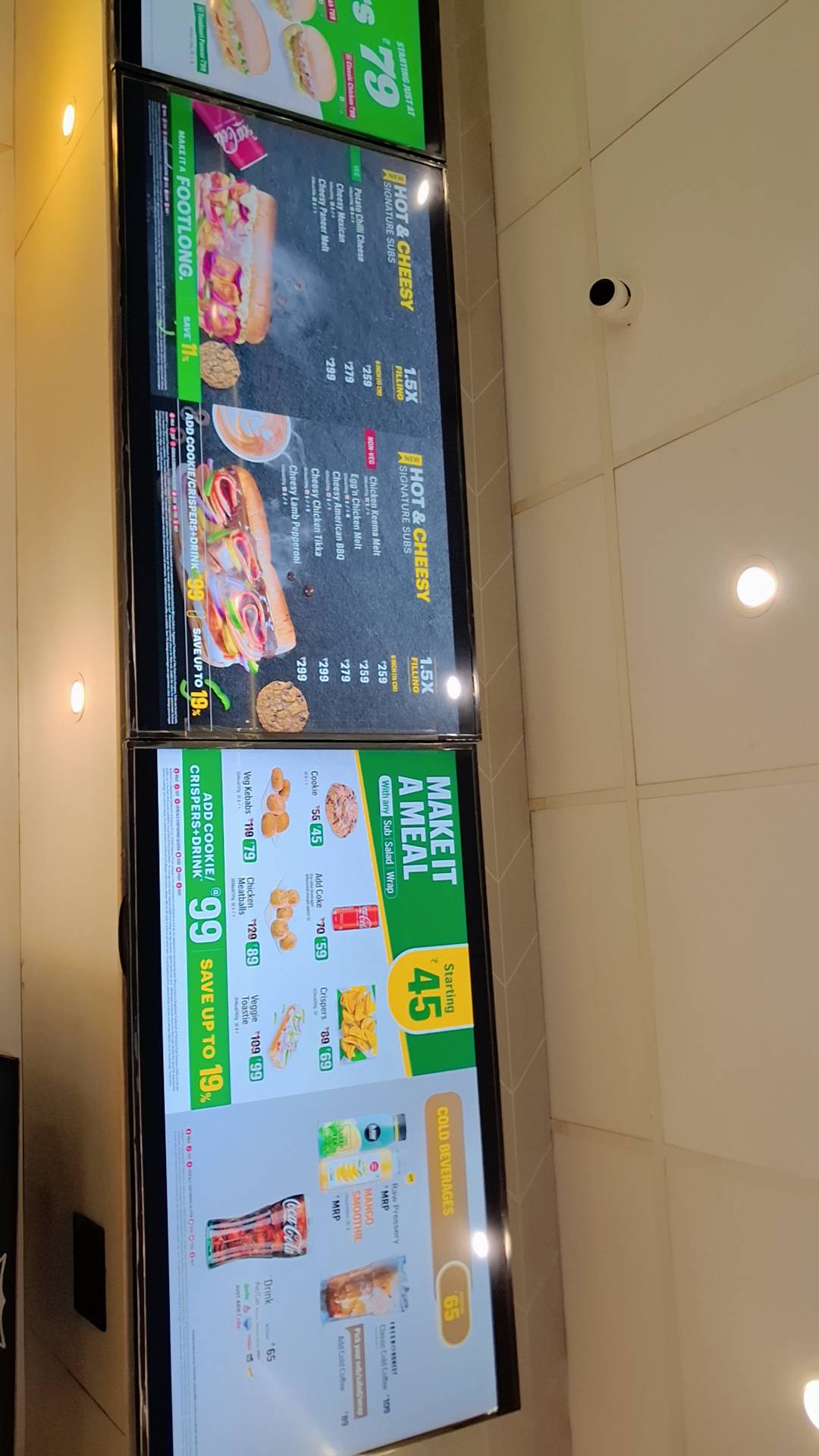 Subway Mota Bazaar menu