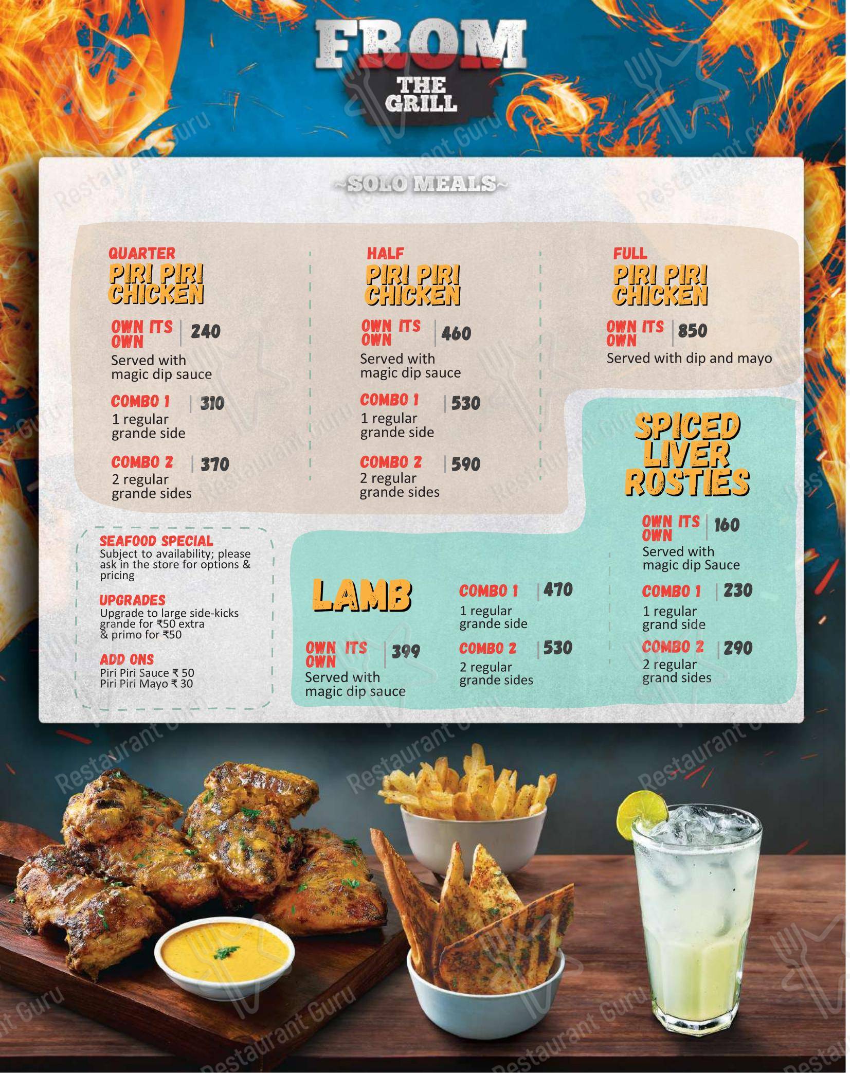 Flame house 24 – Spicy Grilled Chicken Best Biryani in Thrissur - Menu bar
