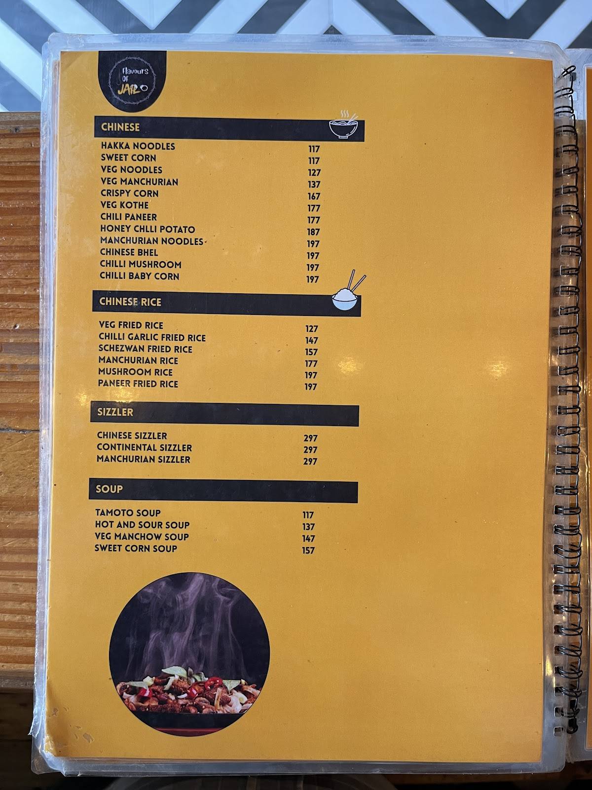 Flavours Of Jail ( Jail Cafe India ) menu