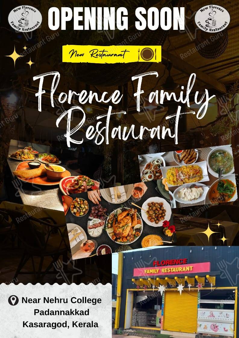Florence Family Restaurant menu