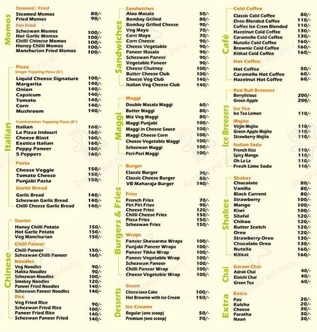 Food Republic menu
