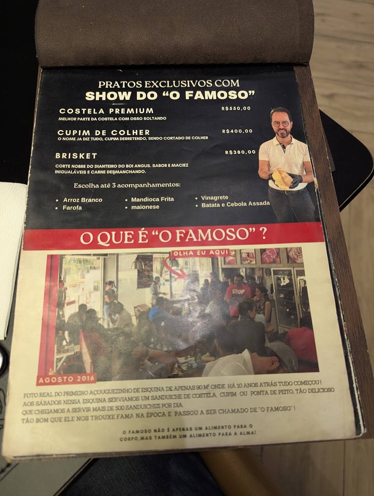 Fino Corte cardápio