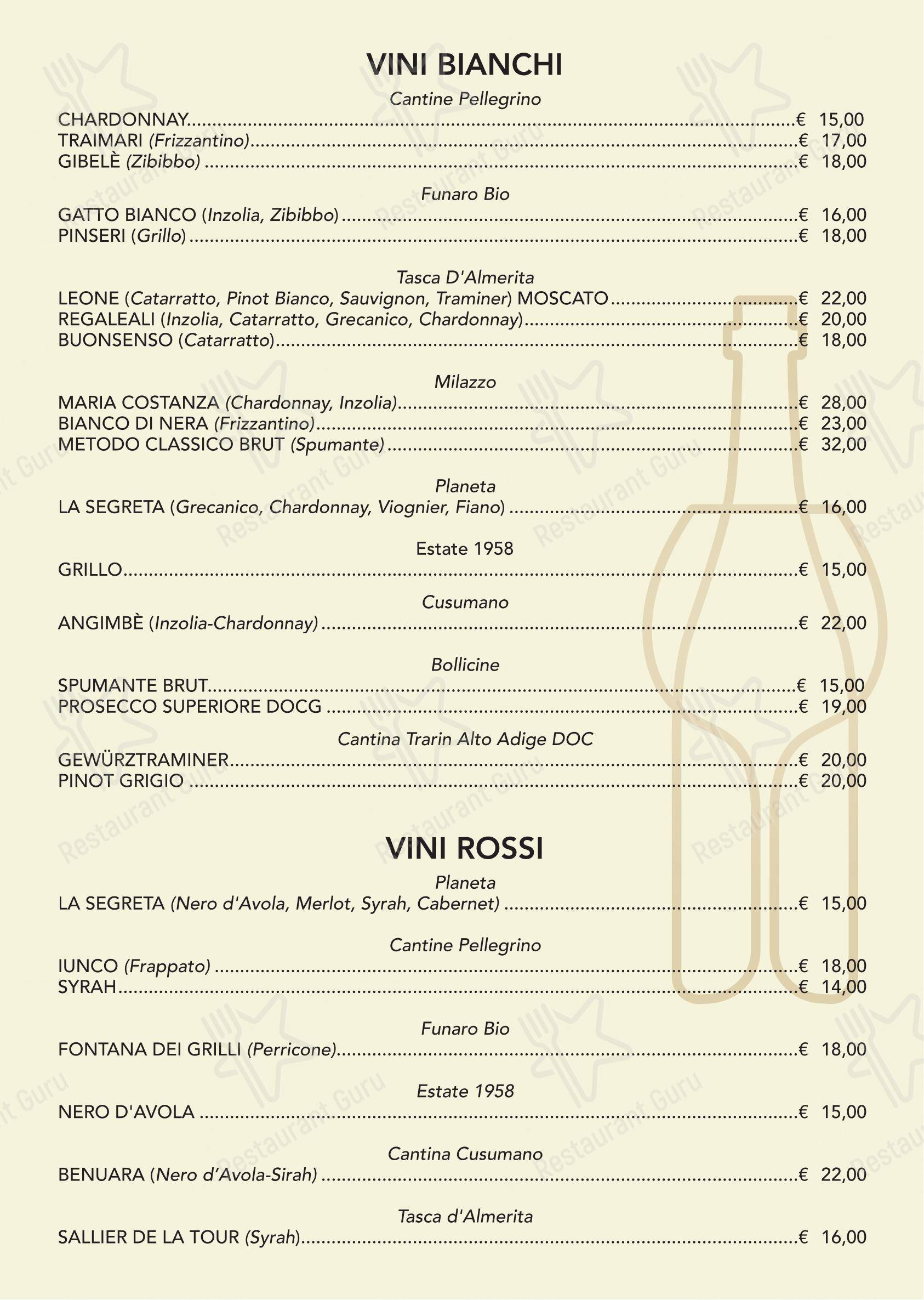 Menu di Ristorante Pizzeria Franco - Menu